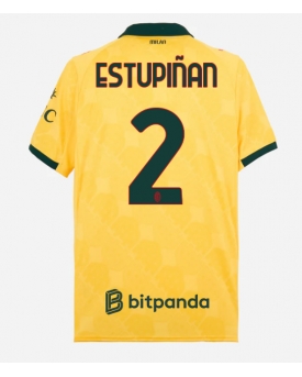 Billige Fotballdrakt AC Milan Pervis Estupinan #2 Replika Tredjedrakt 2025-26 Kortermet Billige Fotballdrakt AC Milan Pervis Estupinan #2 Replika Tredjedrakt 2025-26 Kortermet